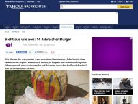 Bild zum Artikel: Sieht aus wie neu: 14 Jahre alter Burger