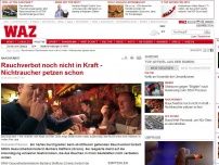 Bild zum Artikel: Rauchverbot noch nicht in Kraft - Nichtraucher petzen schon