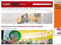 Bild zum Artikel: Münchhausen-Check: Weltmeister der Ungerechtigkeit