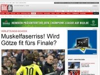 Bild zum Artikel: Verletzungs-Schock - Muskelfaserriss! Wird Götze fit fürs Finale?