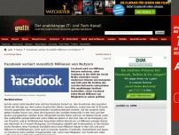 Bild zum Artikel: Facebook verliert monatlich Millionen von Nutzern (Update)