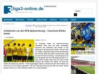 Bild zum Artikel: Irritationen um die DFB-Spielordnung – Insolvenz-Risiko bleibt