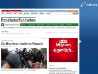 Bild zum Artikel: Kommentar zum 1. Mai - Die Blockierer verdienen Respekt