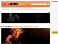 Bild zum Artikel: Heavy Metal: Slayer-Gitarrist Jeff Hanneman ist tot