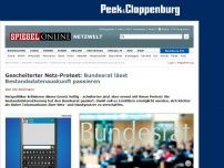 Bild zum Artikel: Gescheiterter Netz-Protest: Bundesrat lässt Bestandsdatenauskunft passieren