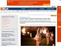 Bild zum Artikel: Verbindungen zur NSU? - 
Ku-Klux-Klan in Baden-Württemberg wieder aktiv