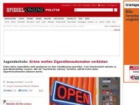 Bild zum Artikel: Jugendschutz: Grüne wollen Zigarettenautomaten verbieten