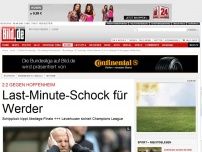 Bild zum Artikel: 32. Spieltag - Nur 2:2! Last-Minute- Schock für Werder