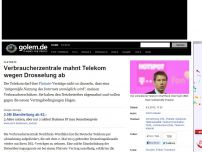 Bild zum Artikel: Flatrate: Verbraucherzentrale mahnt Telekom wegen Drosselung ab