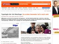 Bild zum Artikel: Typologie der Uni-Neulinge: Im ersten Semester tut's noch weh