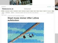 Bild zum Artikel: Mindestlohn-Debatte: Staat muss immer öfter Löhne aufstocken