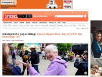 Bild zum Artikel: Bibelsprüche gegen Krieg: Nonne Megan Rice, 83, bricht in US-Atomlager ein