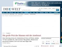 Bild zum Artikel: Tierquälerei: Die große Wut des Mannes mit der Armbrust