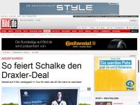 Bild zum Artikel: Abgefahren! - So feiert Schalke den Draxler-Deal