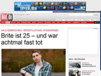 Bild zum Artikel: Hals gebrochen, Hodenkrebs... - Brite ist 25 – und war achtmal fast tot