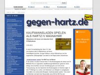 Bild zum Artikel: Kaufmannsladen spielen als Hartz IV Maßnahme