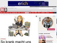 Bild zum Artikel: Stress - So krank macht uns der Job!