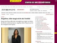 Bild zum Artikel: Vorsorge: 
			  Angelina Jolie taugt nicht als Vorbild