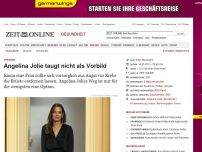 Bild zum Artikel: Vorsorge: 
			  Angelina Jolie taugt nicht als Vorbild