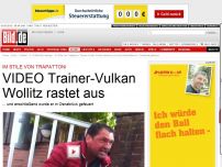 Bild zum Artikel: Wie Trapattoni 1998 - Trainer-Vulkan Wollitz rastet aus