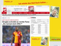 Bild zum Artikel: Facebook-Eintrag  -  

Drogba schreibt an rechte Fans: „Du nennst mich Affe?“