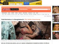 Bild zum Artikel: Fabrikeinsturz in Bangladesch: Die letzte Umarmung