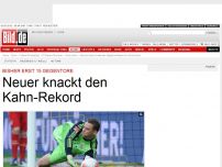 Bild zum Artikel: Erst 15 Gegentore - Neuer knackt den Kahn-Rekord