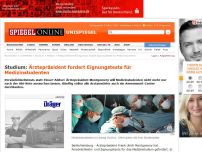 Bild zum Artikel: Studium: Ärztepräsident fordert Eignungstests für Medizinstudenten