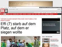 Bild zum Artikel: Vor den Augen seiner Freunde - Junge (7) von Fußballtor erschlagen