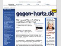 Bild zum Artikel: FDP Hasssprüche gegen Hartz IV Betroffene