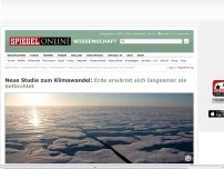 Bild zum Artikel: Neue Studie zum Klimawandel: Erde erwärmt sich langsamer als befürchtet