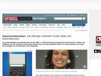 Bild zum Artikel: Superkondensator: 18-Jährige erfindet Turbo-Akku für Smartphones