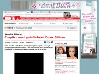 Bild zum Artikel: Georgina Bülowius: Empört nach peinlichem Popo-Blitzer