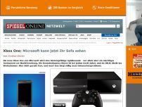 Bild zum Artikel: Xbox One: Microsoft kann jetzt Ihr Sofa sehen