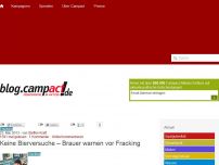 Bild zum Artikel: Keine Bierversuche – Brauer warnen vor Fracking