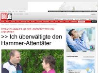 Bild zum Artikel: Held vom Jobcenter - Ich überwältigte den Hammer-Attentäter