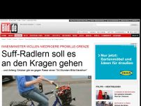 Bild zum Artikel: Promille-Grenze - Innenminister wollen Suff-Radlern an den Kragen