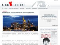 Bild zum Artikel: Euro-Politik ist das Geschäft mit der Angst der Menschen