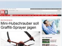 Bild zum Artikel: Deutsche Bahn - Mini-Heli soll Graffiti-Sprayer jagen