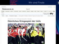 Bild zum Artikel: Eröffnungschoreografie in Wembley: Dämliches Kriegsspiel der Uefa