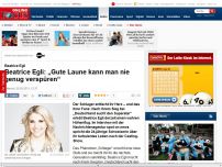 Bild zum Artikel: Beatrice Egli - Beatrice Egli: „Gute Laune kann man nie genug verspüren“