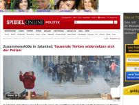 Bild zum Artikel: Zusammenstöße in Istanbul: Tausende Türken widersetzen sich der Polizei