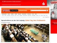 Bild zum Artikel: Sprachreform an der Uni Leipzig: Guten Tag, Herr Professorin