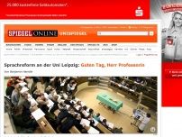 Bild zum Artikel: Sprachreform an der Uni Leipzig: Guten Tag, Herr Professorin
