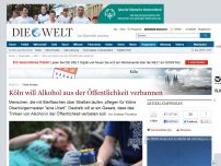 Bild zum Artikel: Trink-Verbot: Köln will Alkohol aus der Öffentlichkeit verbannen