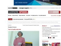 Bild zum Artikel: Denglisch-Kolumne: You're hardly welcome