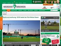 Bild zum Artikel: Stadioneinweihung: SVW testet bei Rot-Weiss Essen