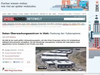 Bild zum Artikel: Daten-Überwachungszentrum in Utah: Festung der Cyberspione