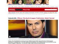 Bild zum Artikel: Islamkritik: Offener Mordaufruf gegen Publizisten Abdel-Samad