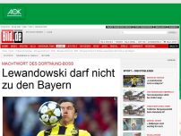 Bild zum Artikel: Machtwort von Watzke - Lewandowski darf nicht zu den Bayern